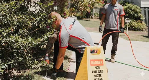 Professional plumbing specialist delivering commercial drain cleaning and preventive maintenance services across Sydney