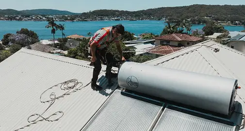 Professional plumbing specialist performing solar water heater inspections, repairs and preventive maintenance across Sydney