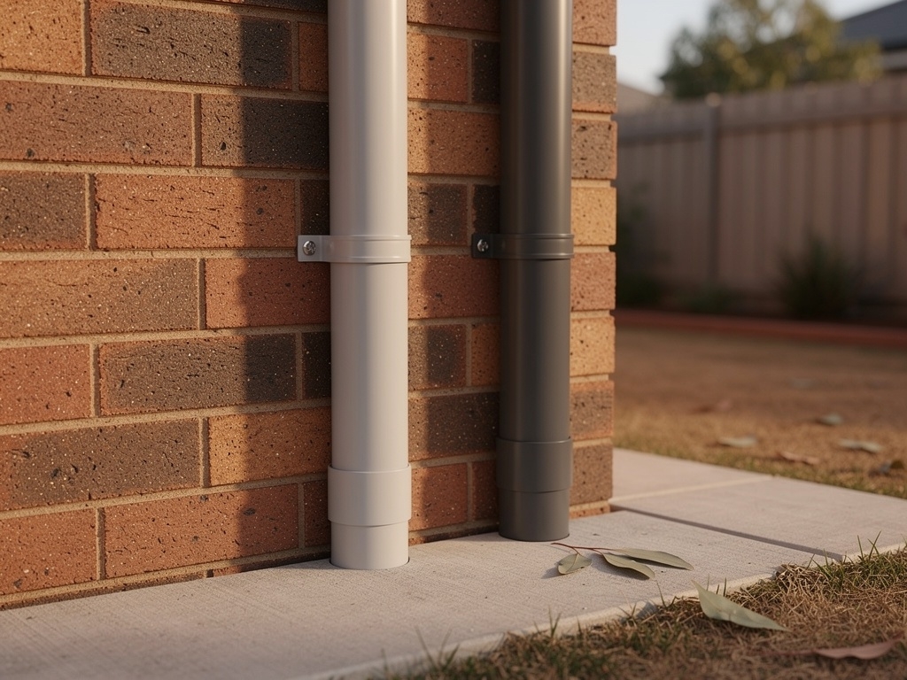 PVC and Colorbond downpipes compared for Australian suburban homes